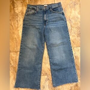 Hudson Jolene Wide Leg Crop Jeans In Vespertine Women’s Size 28